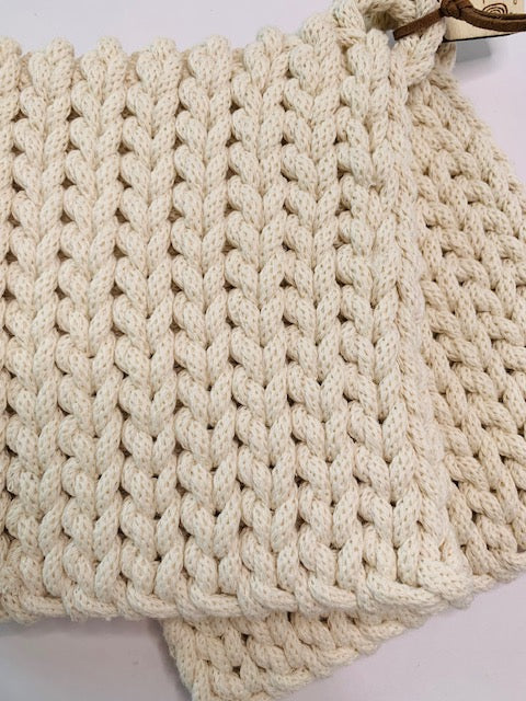 Coppia di presine panna